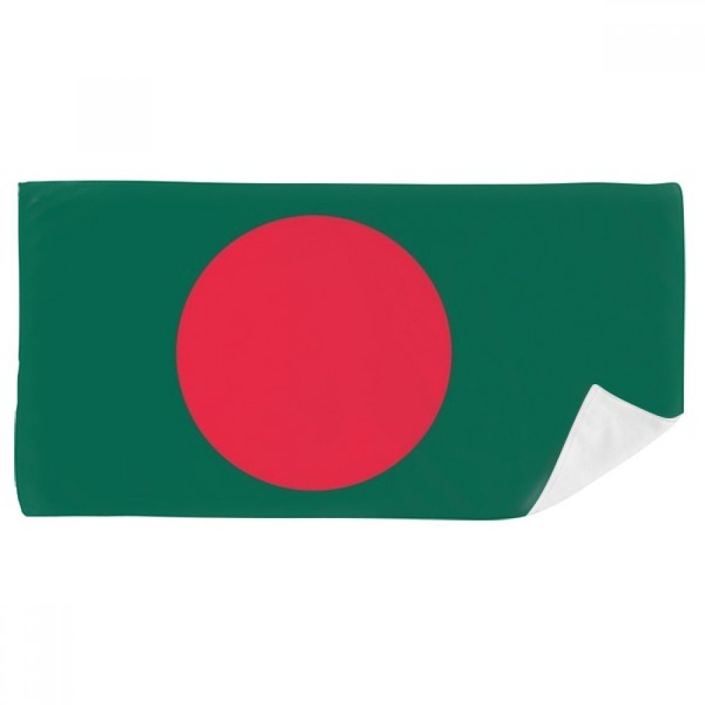 Serviette de bain Bangladesh 35x70cm en tissu doux multicolore