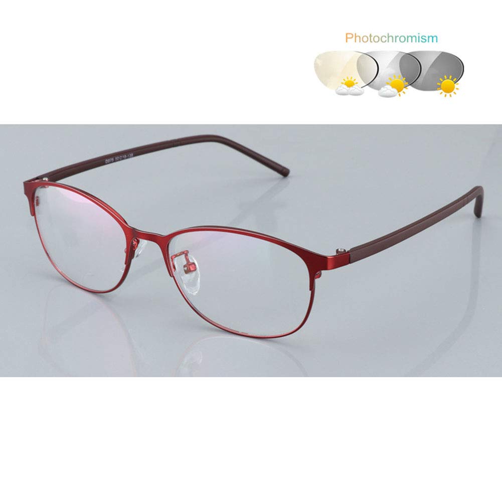 red bifocal reading glasses