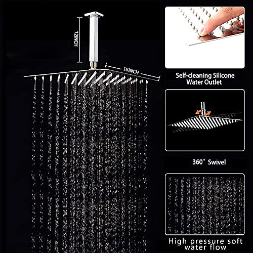 Backnets Bathroom Shower System Combo Set Antique Faucets Sets Complete With On/Off Body Spray Jets #TOP2