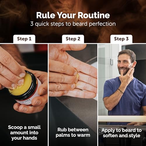 Detroit Grooming Co. Beard Butter Variety Pack | 5 Signature Scents | Softens, Thickens & Hydrates with Safflower Oil & Shea Butter | Premium Beard Care & Styling | 2oz - Image 5