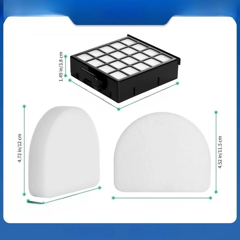 para filtro HEPA Repuesto para Shark AZ4000 AZ4002 3 Unidades(Filter Cartridge)
