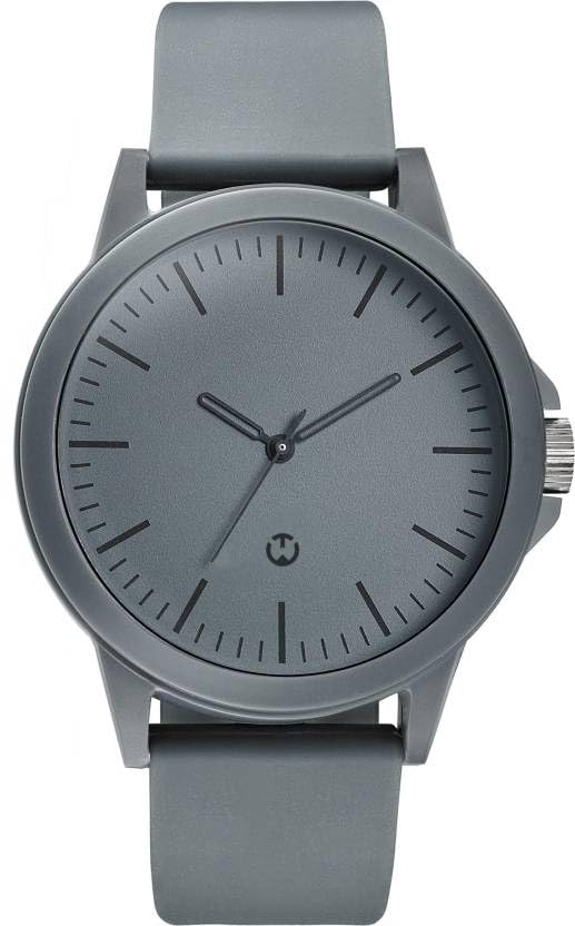 Image of Men's Watch, Black Silicon Strap, Black Dial Analog Wrist Watch, Water Resistant, Formal & Casual, Sports Watch, Wear, Watch for Gift