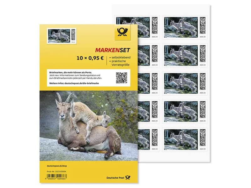 Juego de sellos autoadhesivos de 0,95 € de Frankaturware de 0,95 euros con cupón Becopa®