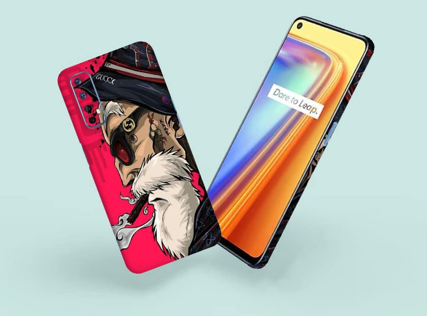 Image of Kame Illustrate Skin Back Protector Film Ultra Thin Scratch Resistant Vinyl (Not Case and Cover) for Realme 7