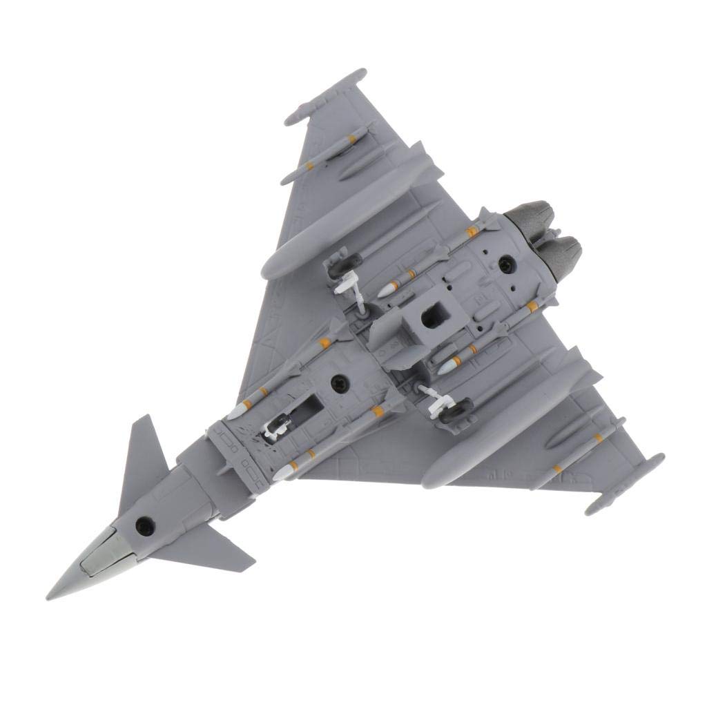 Modelo de avión a escala 1/100 para Luftwaffe EF-2000 Eurofighter Typhoon 30 26 Modelo de avión estático militar acabado Exquisito regalo de colección
