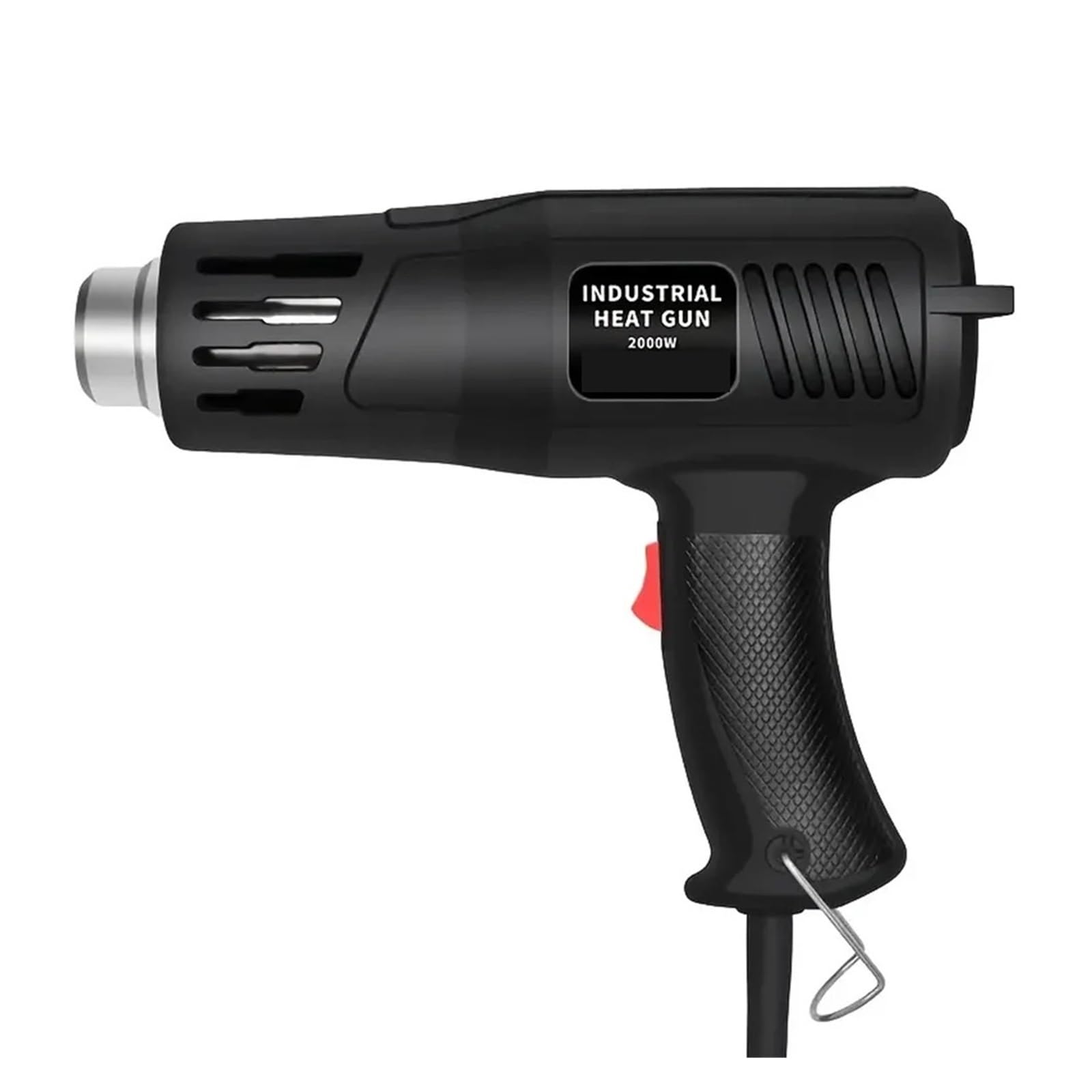 Pistolet Na Gorącą Wiatrówkę O Mocy 2000 W. Regulacja Temperatury Dużej Przemysłowa Elektryczna Opalarka. Do Pieczenia Folii Samochodowej Mocne, Szybkie Nagrzewanie