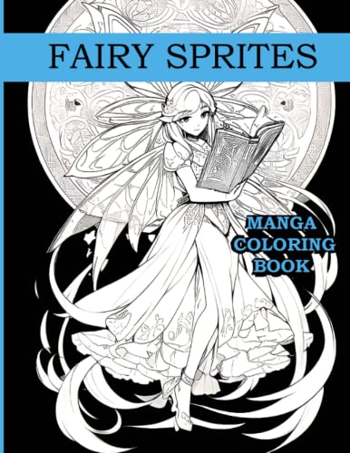 Fairy Sprites Manga Coloring Book