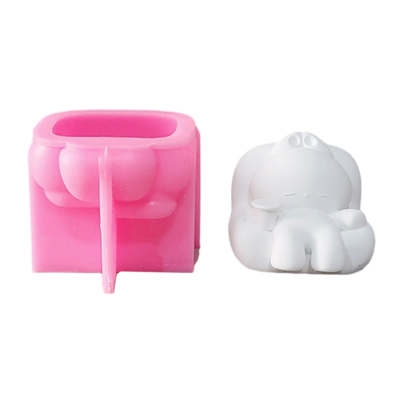 Yhplxyuus Rabbits Silicone Molds Fondant Silicone Molds Gypsum for Soap Making Chocolate Creative Project