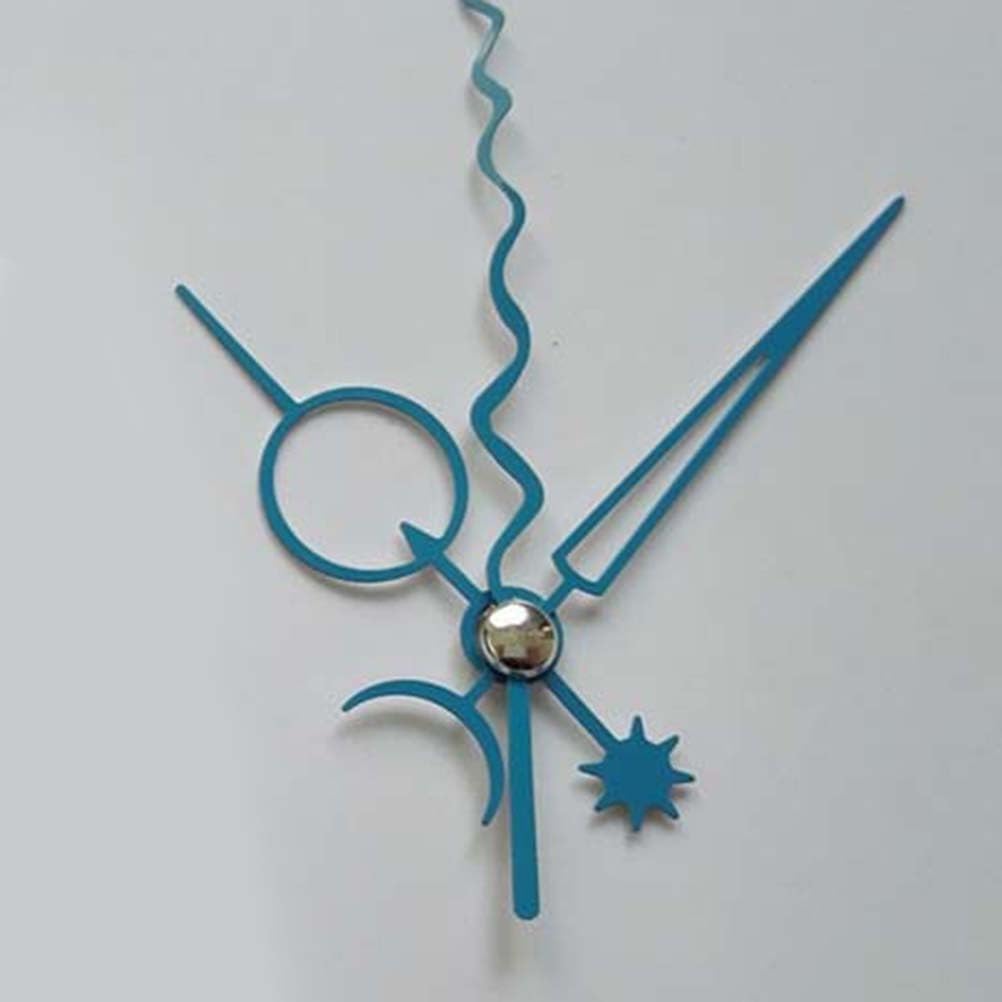 Veemoon Mute Clock Mechanism Kit Outdoor Clock Movement Replacement DIY Movement Repair Parts, No Battery Silent Operation (1 Core 3 Pointers)
