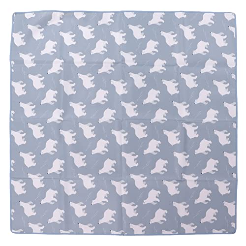 Waterproof Food Spill Mess Mat Portable Cute Cartoon Animal Pattern Baby Highchair Floor Mat for Outdoor Picnic,Foldable Baby Play Mat, Highchair Floor Mat Food Spill Mess Mat Food Spill Floor Ma