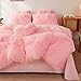 FOPPA Fluffy Pillow Cases Pink 26