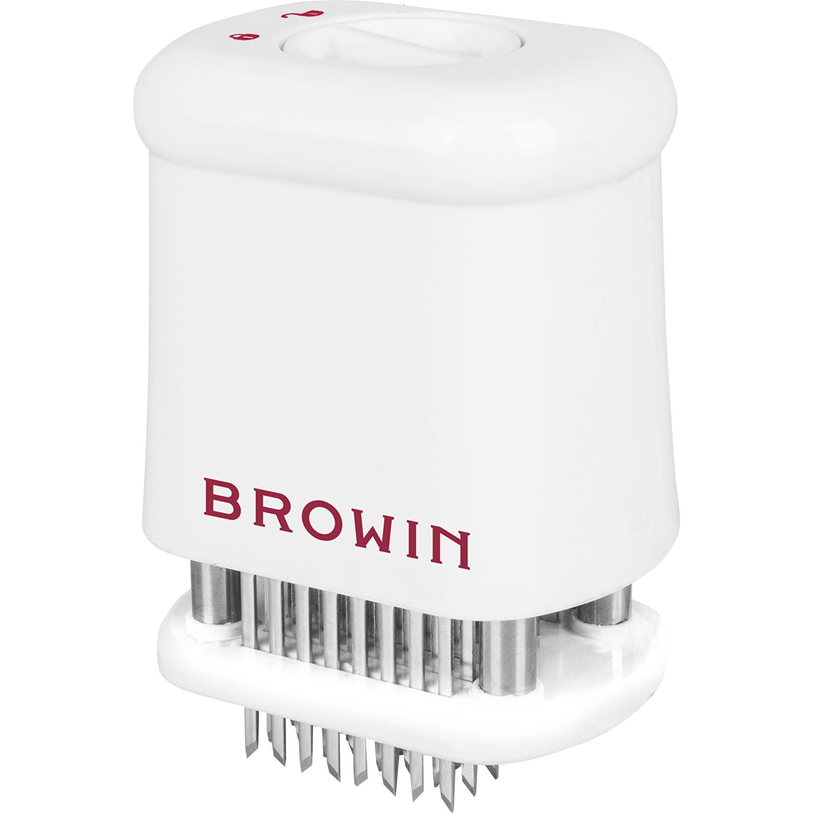 Browin 311401 Meat Tenderiser Tool with Safety Block, 56 Stainless Steel Blades, for Cooking Cooked, Roasted and Grilled Meat
