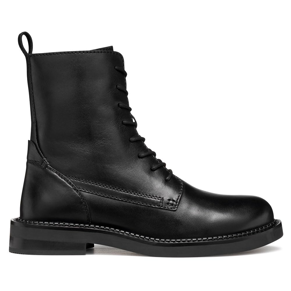 Geox Women's D SERILDA Ankle Boots, Black, 37.5 EU, black, 4.5 UK