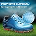 Vizari Youth Soccer Cleats for Boys Girls | Firm Ground Athletic Outdoor Football Shoes for Toddlers, Little/Big Kid - Blue/Black