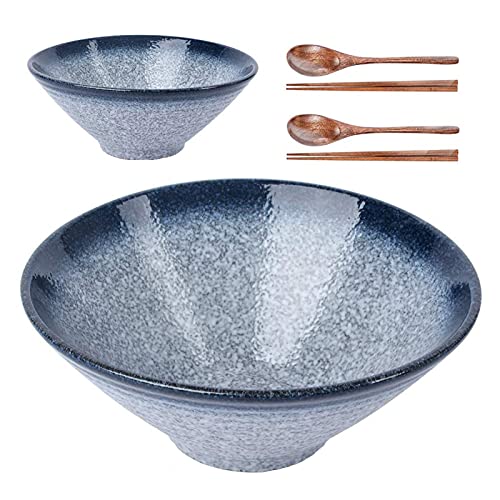Lareina Ceramic Japanese Ramen Bowls,...