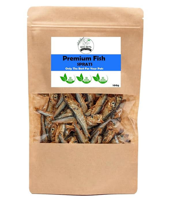 ECO PETS Fish Snack Treats for Dogs & Cats - 100% Natural Air-Dried Fish Treat for Dogs, Dried Fish Treat for Cats, Healthy Hypoallergenic Raw Pet Snack (100 Grams) (B0CST8KMC7) Amazon Price History, Amazon Price Tracker