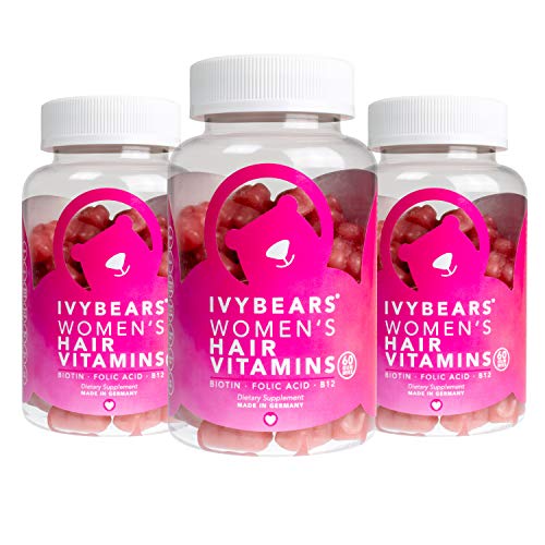 IvyBears Haar Vitamine vollgepackt mit Biotin, Folsäure, Haarvitamine und Mineralstoffen (Women's Edition 3-er Pack) Cover