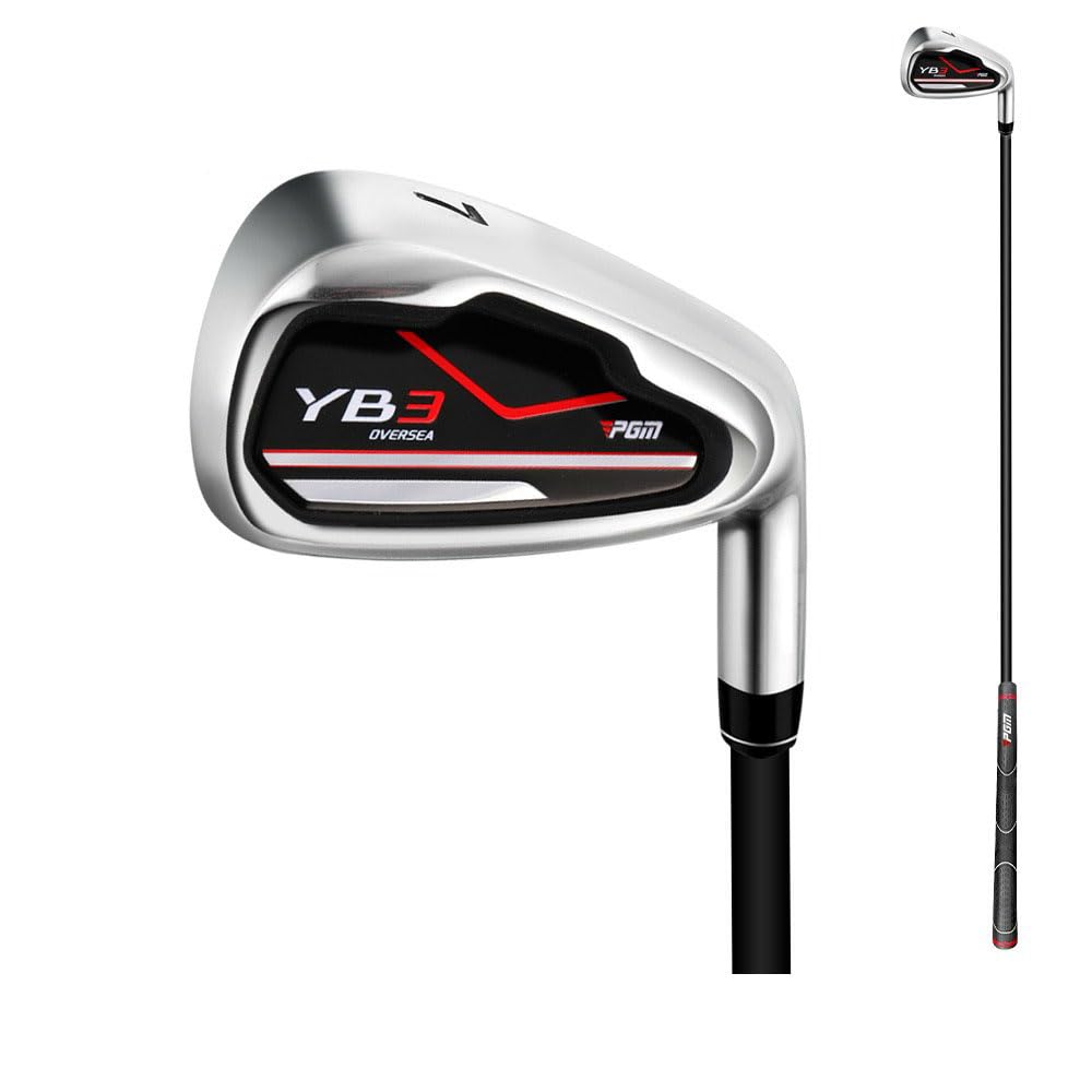 No.7-Iron Men's Women's Golf Club, Right-Handed Golf Iron with Graphite/Steel Shaft, Golf Club Iron for Golfers Golf Sports