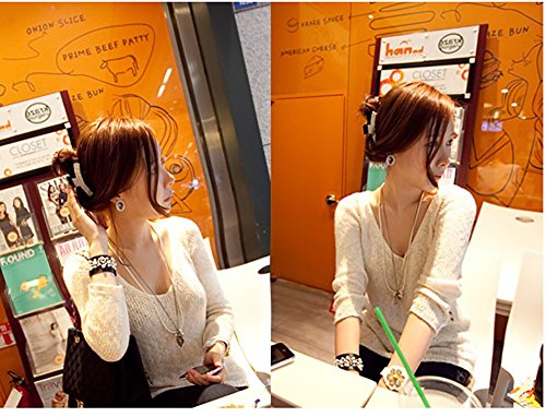 Clip per capelli da donna elegante con strass in