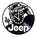 LKCAK Vinyl Clock Jeep - Vinyl Records Wandkunst handgefertigte Dekor - Original Vintage Geschenk für Männer & Frauen