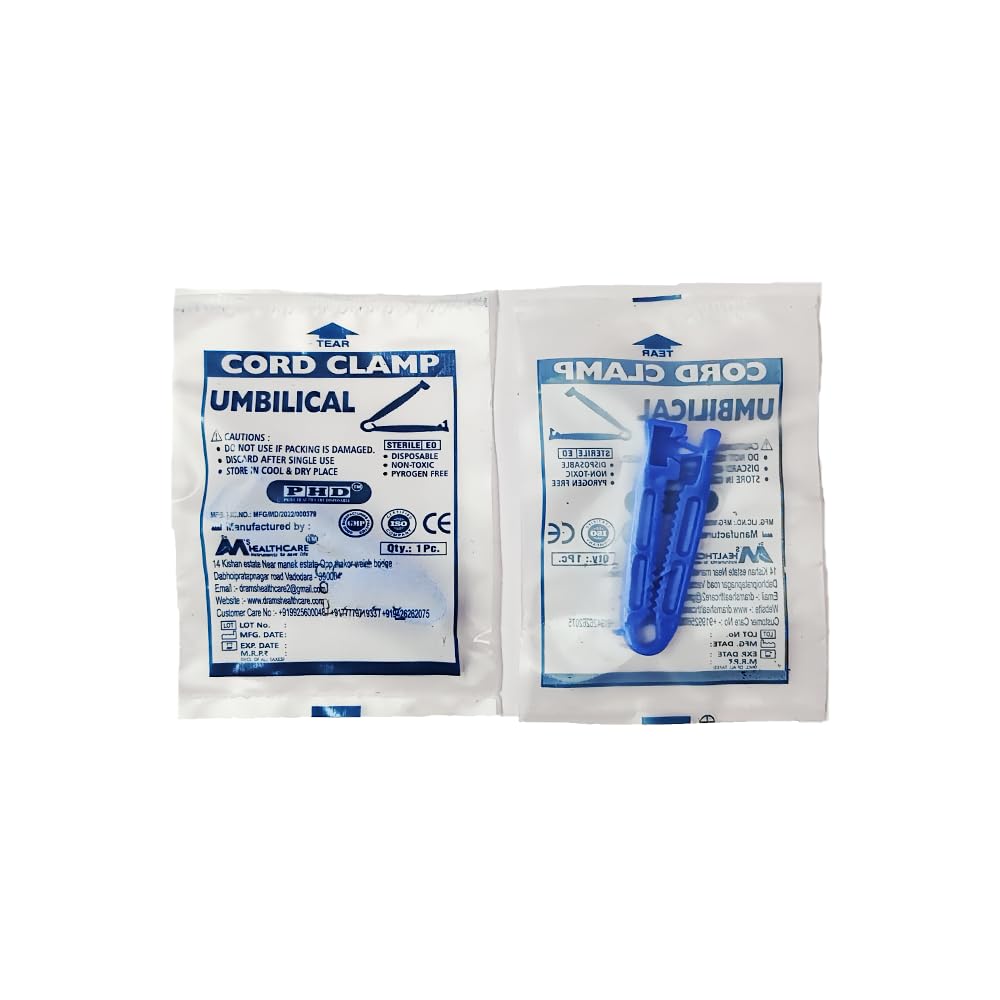 LISAMED Umbilical Cord Clamp | Sterile Individually Packing Cord Clamp (50)-image-16