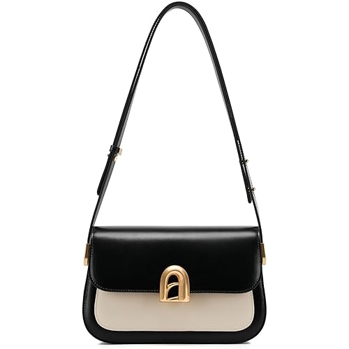 LA FESTIN Leather Shoulder Bag For Women - Adjustable Strap Crossbody Purses For Women, Designer Handbags Satchel Bags