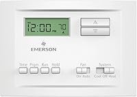 Vista 1 de Emerson Termostato programable de una sola etapa 5-2 días P150