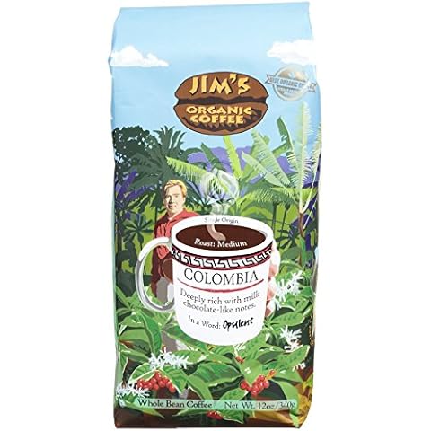 Jim's Organic Coffee Organic Coffee - Colombian - 12 oz Cover