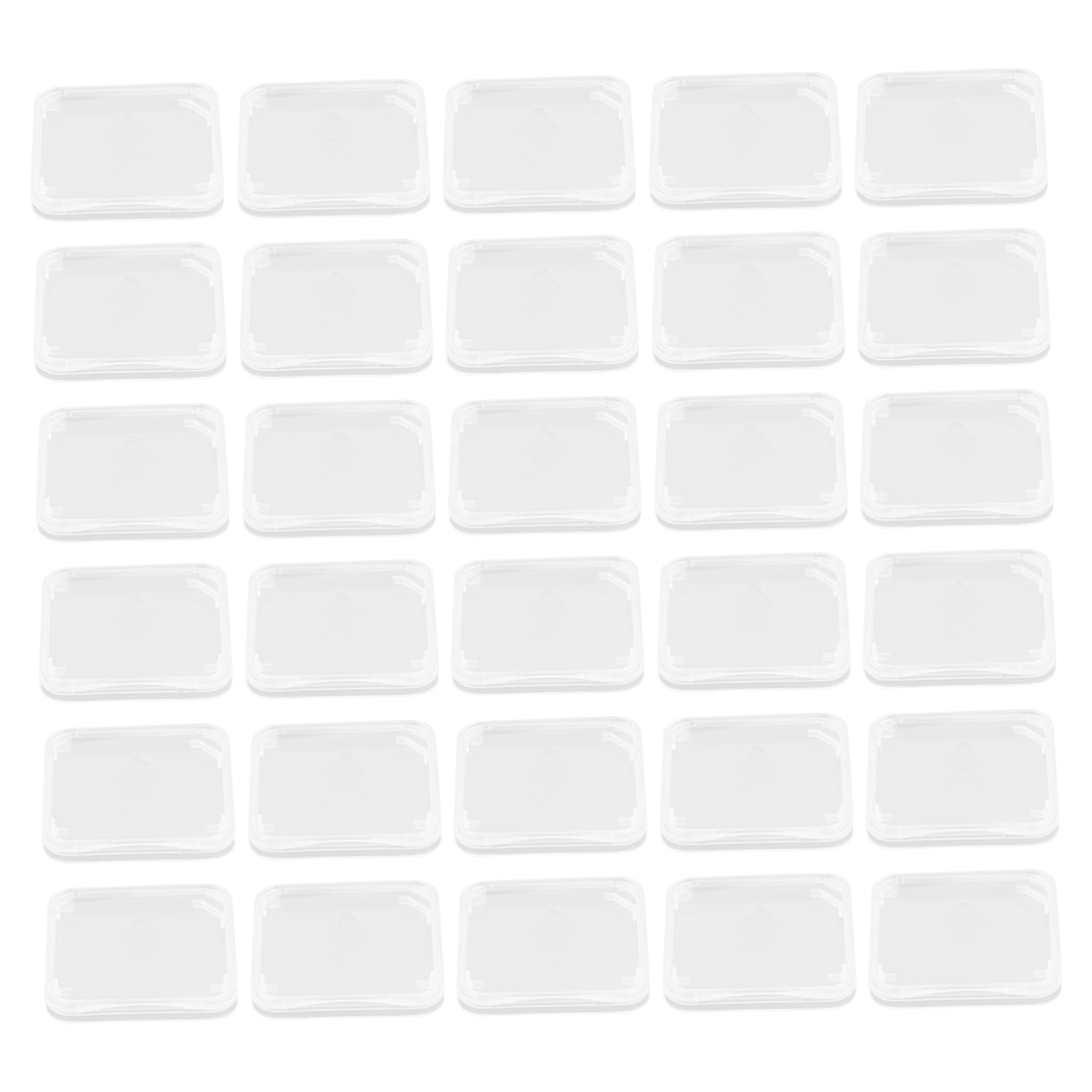 BELLIFFY 1set Transparent Memory Card Storage Cases Lightweight Organizers for Easy Access and for Sim Cards Jewelry and More