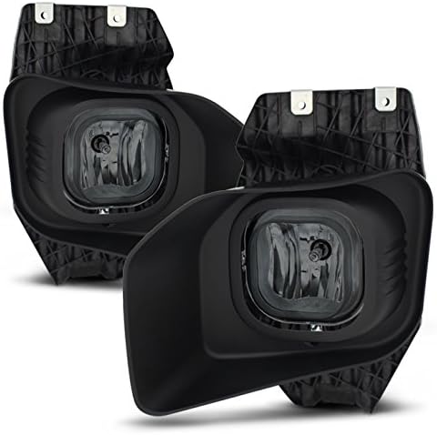 AKKON - For 2011-2016 Ford F250/350/450/250 SuperDuty Pickup Truck Smoked Fog Lights w/Switch + Bulb + Wiring