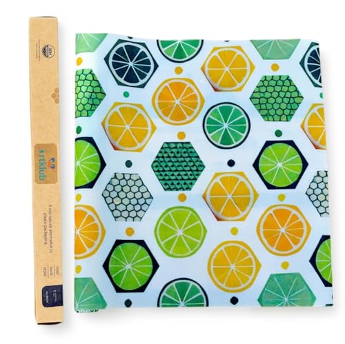 33x100cm Extra Large Beeswax Wrap Roll, Reusable Food Wrap, 