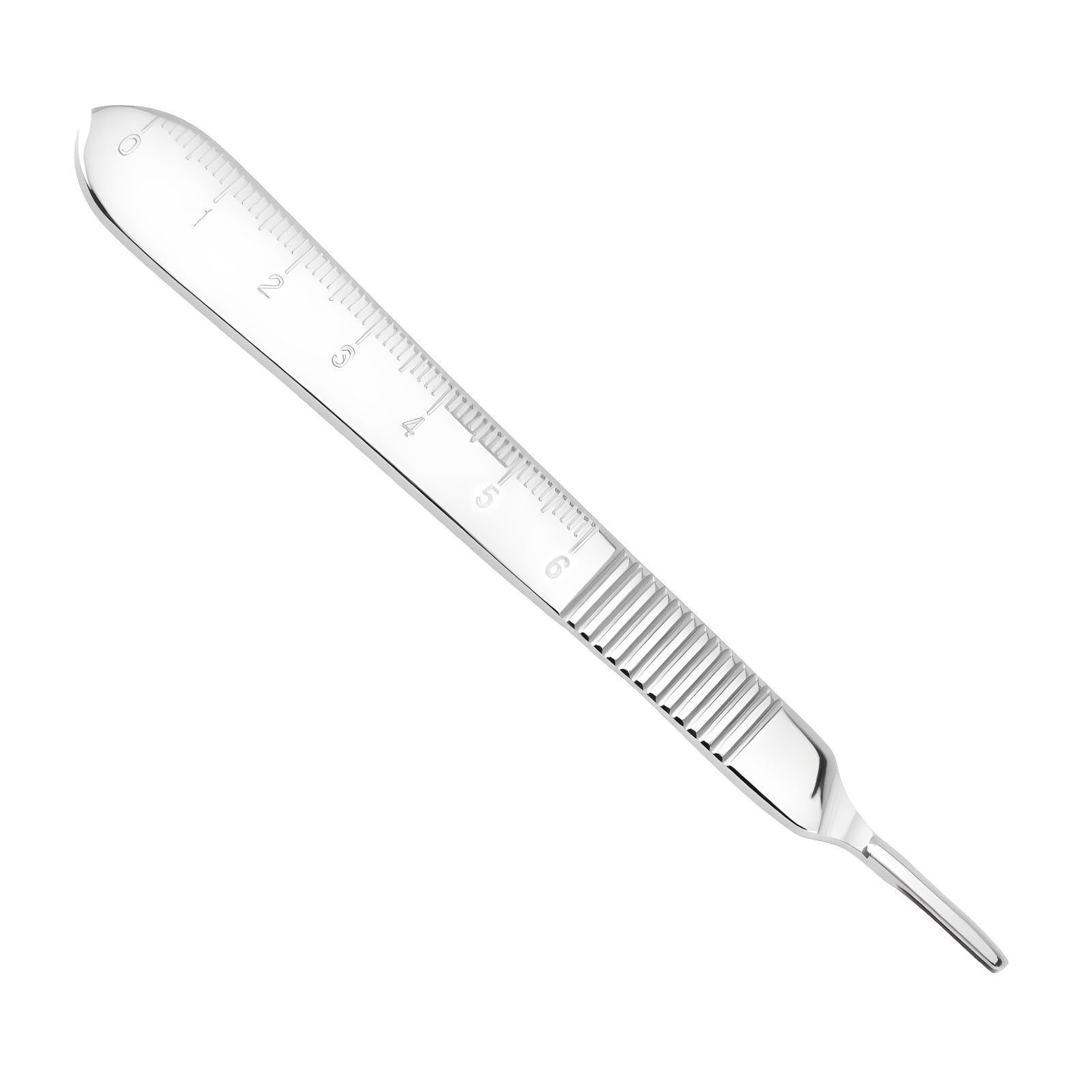 YUEWEESER Handle No 3 for 10, 10R, 10A, 11, 12, 15, 15A Compatible with Swann Morton, Stainless Steel Esthetician Tools for Dermaplane Lab and Craft Use