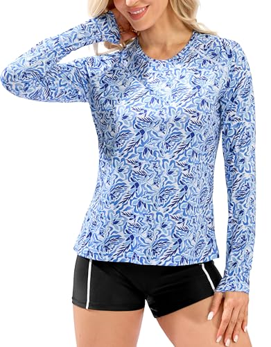 Image of UPF 50+ Sun Shirt for Women Long Sleeve Quick Dry UV Protection Hiking Top