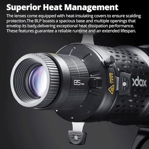 GODOX BLP BFP Propection Attachment, Lens for GODOX BLP BFP Projector (65mm)