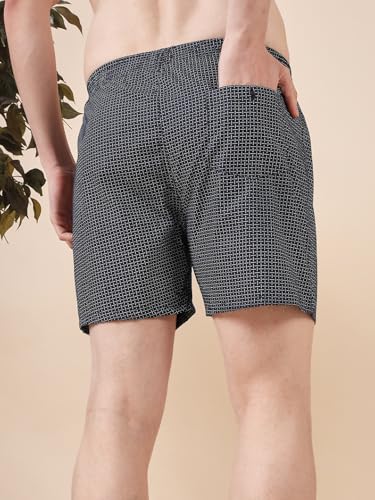 Image of Urban Scottish Ultra-Comfortable Men's Boxer Pants (Pack of 4), 100% Cotton with Stylish Print, Soft & Stretchy Elastic Waist Band, Dynamic Movement & Hardwearing Stitching,Breathable Gentle Snug Fit