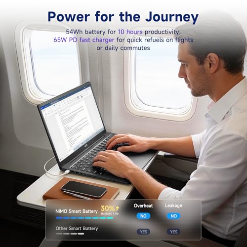 NIMO 15.6 pulgadas Laptop Business Quad-Core 8GB RAM 256GB SSD miniatura 5