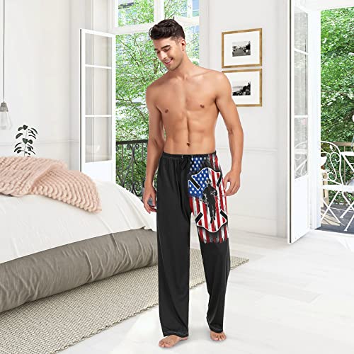 Men's Pajama Pants Pjs Bottoms with Pockets Sleep Lounge Pants for Men, S M L XL XXL4