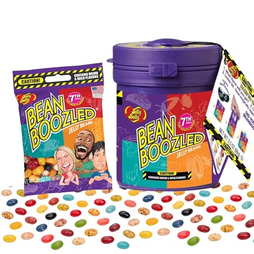 BeanBoozled 7th Edition Mystery Bean Dispenser Game + Refill Bag – Gross vs. Delicious Jelly Beans – Fun Party Game & Gag Gift for Kids, Teens & Adults image 4