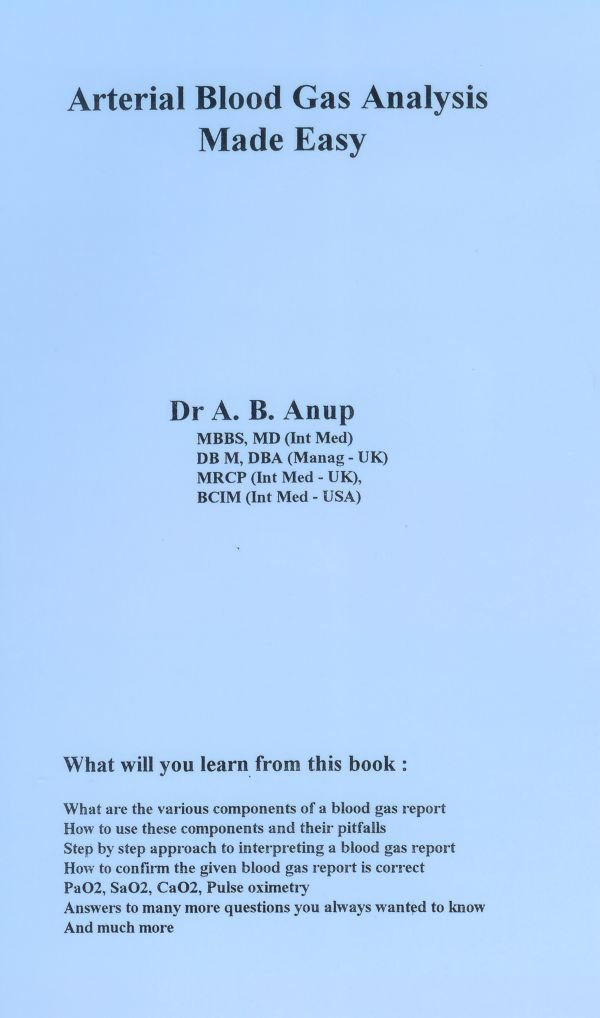 Buy ABG Arterial Blood Gas Analysis Book & DVD (PAL Format) Book