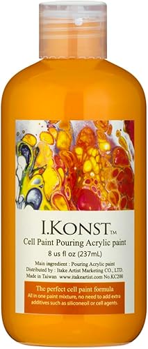 Miniatura 10 de Pintura de vertido todo en uno, no es necesario añadir aceite de silicona para una pintura acrílica de celda perfecta, fácil de usar para arte