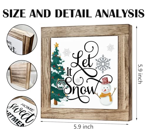 Winter-Wood-Sign-Wooden-Box-Signs-for-Home-Decor-Snowman-Sign-Tabletop-Decor-Romantic-Winter-Decor-Snow-Quotes-Decor-for-Home-Holiday-Living-Room-Christmas-Decor-Sign-Let-It-Snow Winter Wood Sign Wooden Box Signs for Home Decor Snowman Sign Tabletop Decor Romantic Winter Decor Snow Quotes Decor for Home Holiday Living Room Christmas Decor Sign Let It Snow