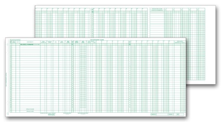 5Forms 141021N Accounts Payable Journal 25 x 11" Qty 15