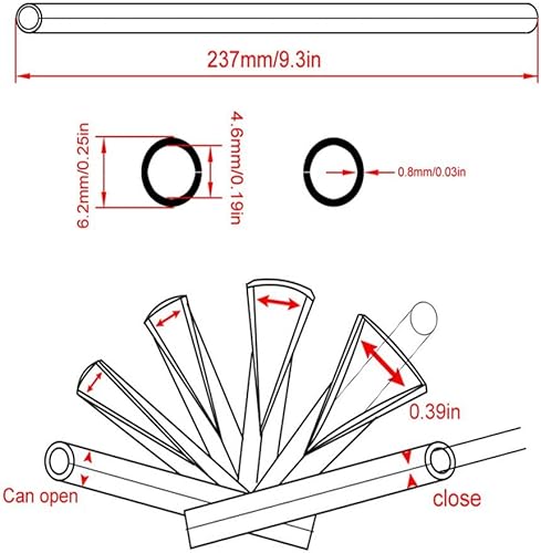 Miniatura 3 de AnXin Fundas protectoras para radios de motocicleta, 72 unidades, protectores para llantas de 19-21 pulgadas, YZ85, YZ125, YZ250F, YZ450F, WR250F,