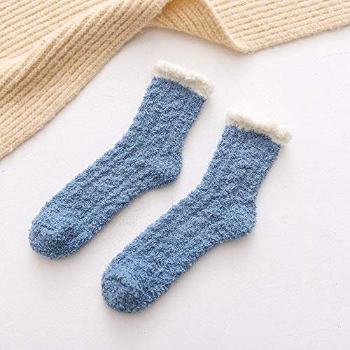 Chaussettes rose kawaii en velours corail, une idée cadeau douce