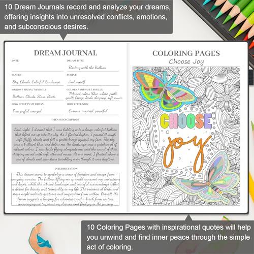 Mental-Health-Journal-91-Day-Self-Care-Journal-for-Women-Men-Guided-Anxiety-Stress-Relief-Journal-with-Mood-Tracker-Cognitive-Behavioral-Therapy-Journaling-with-Mental-Health-Coloring-Pages-Dream-Log