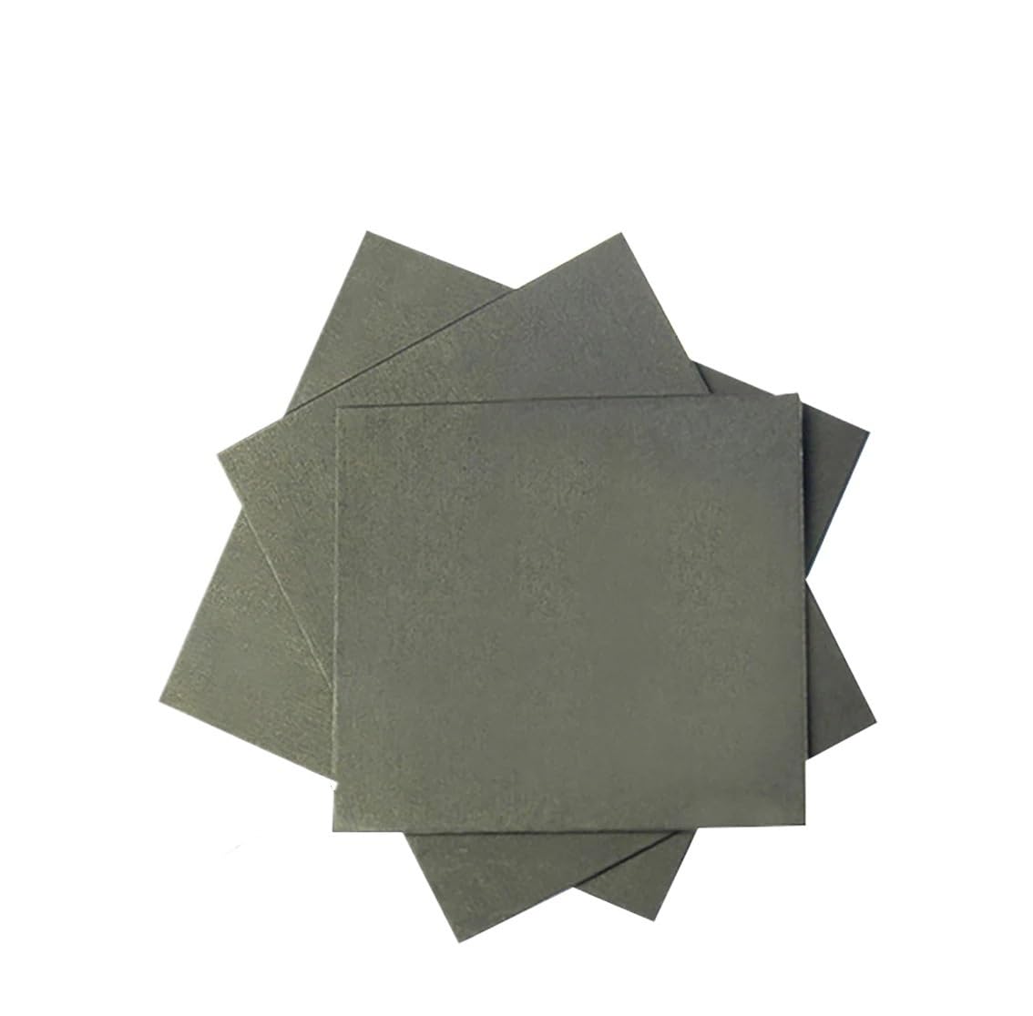 TA2 Spessore lamiera di titanio 0.5/0.6/0.8/1-4mm Piastra in titanio Modello fai da te Stampo Materiale Lavorazione Parti Larghezza 100mm 150mm(100x100x0.6mm(2pcs))