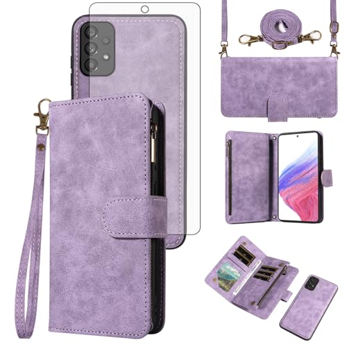 Housse de protection Samsung Galaxy 53A pour vos sorties avec sangle et porte-cartes