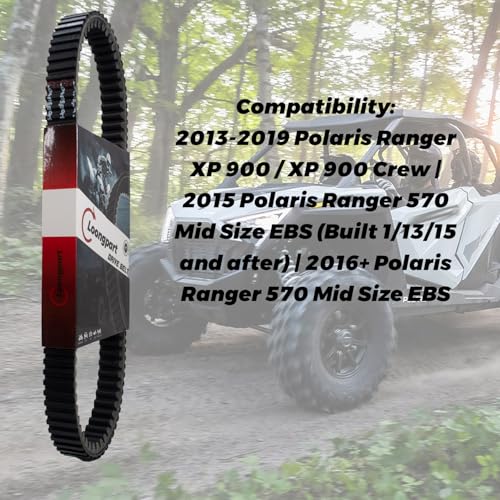 Image of LOONGPART 3211180 Drive Belt Compatible with Polaris RZR XP 1000 XP4 1000 2014-2024 & Ranger XP 1000 /Crew XP 1000 - Replaces 3211196, 3211172, 3211148, 3211142