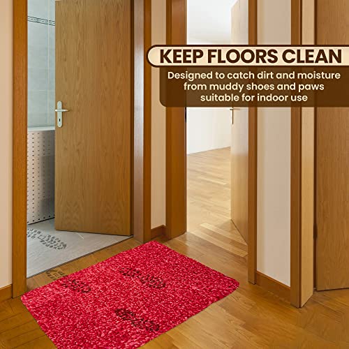 Image of Microfiber Door Mat 20 inchx30 inch - Non-Slip Washable Entryway Rug