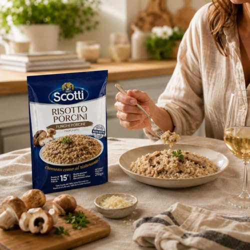 Riso Scotti - Risotto aux truffes - Riz Carnaroli sans gluten - 210 gr – vue 4